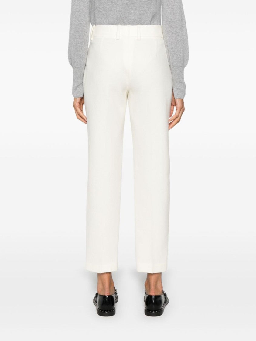 Ermanno Scervino High-Waisted Tailored Pants With Straight-Leg Silhouette