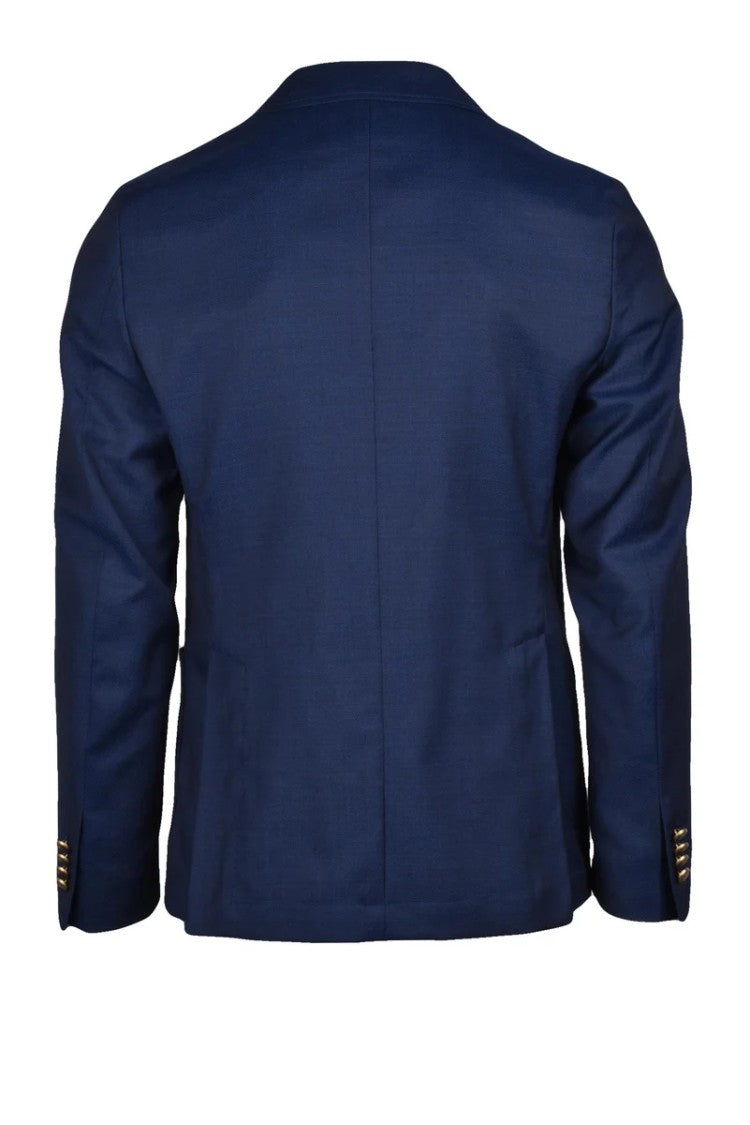 Berry & Brian Virgin Wool Jacket - Blue