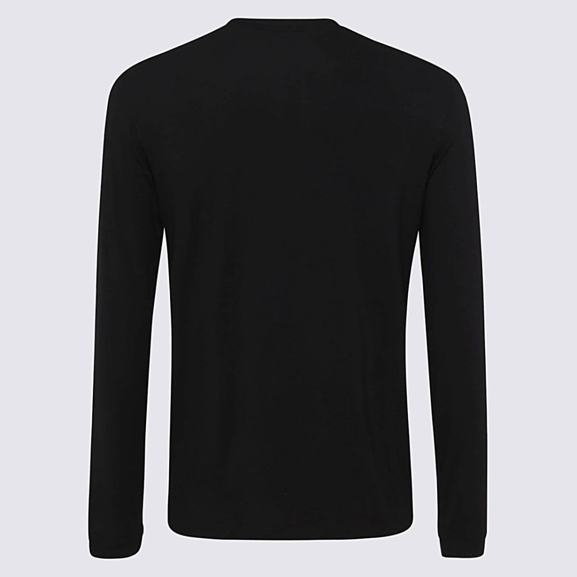 Giorgio Armani Black Viscose Blend T-Shirt