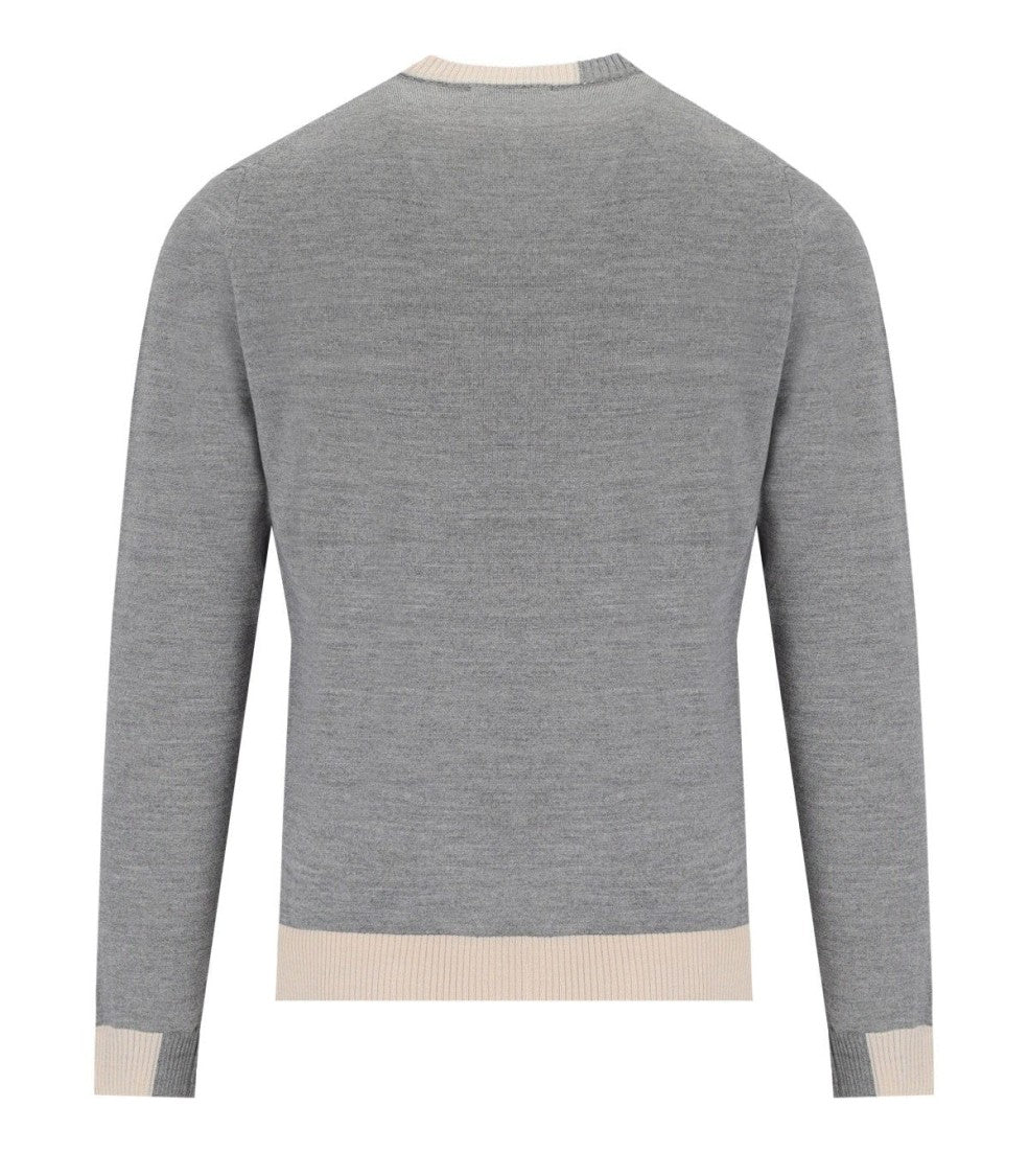 Manuel Ritz Grey Crewneck Sweater