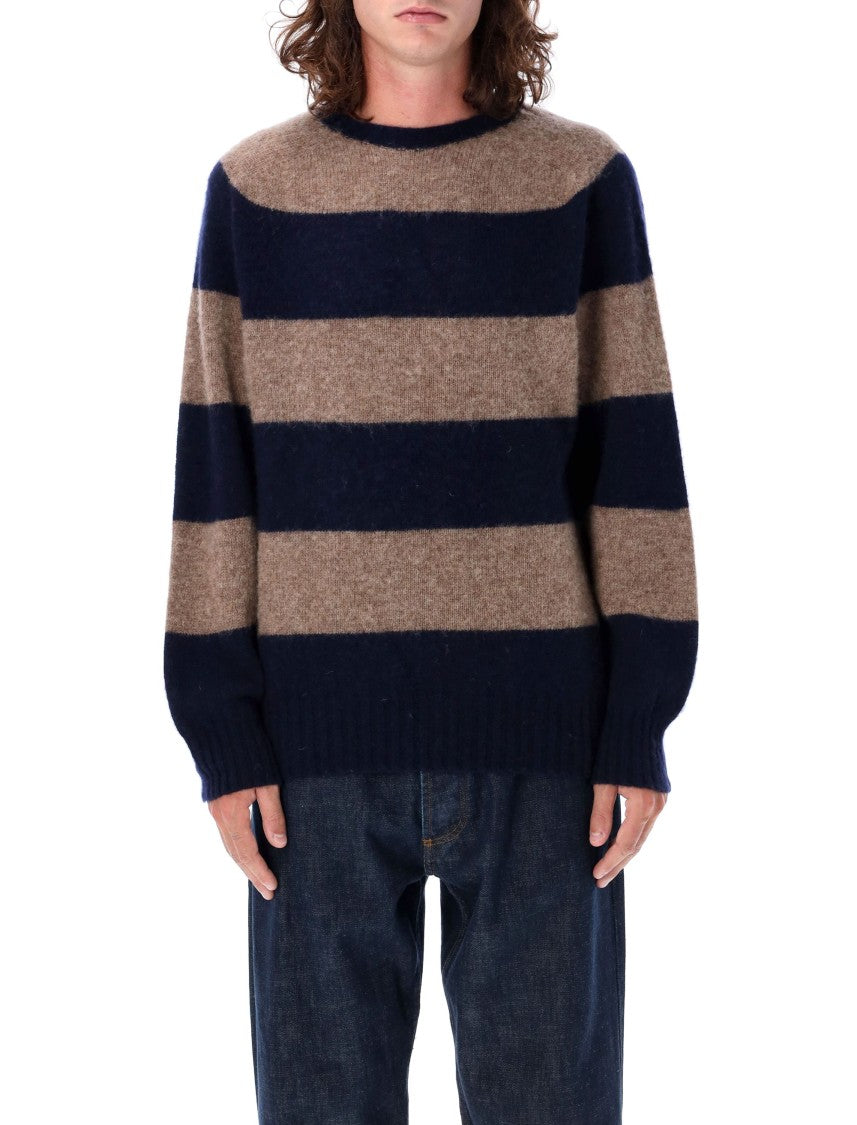 Ymc Stripes Shetland Sweater