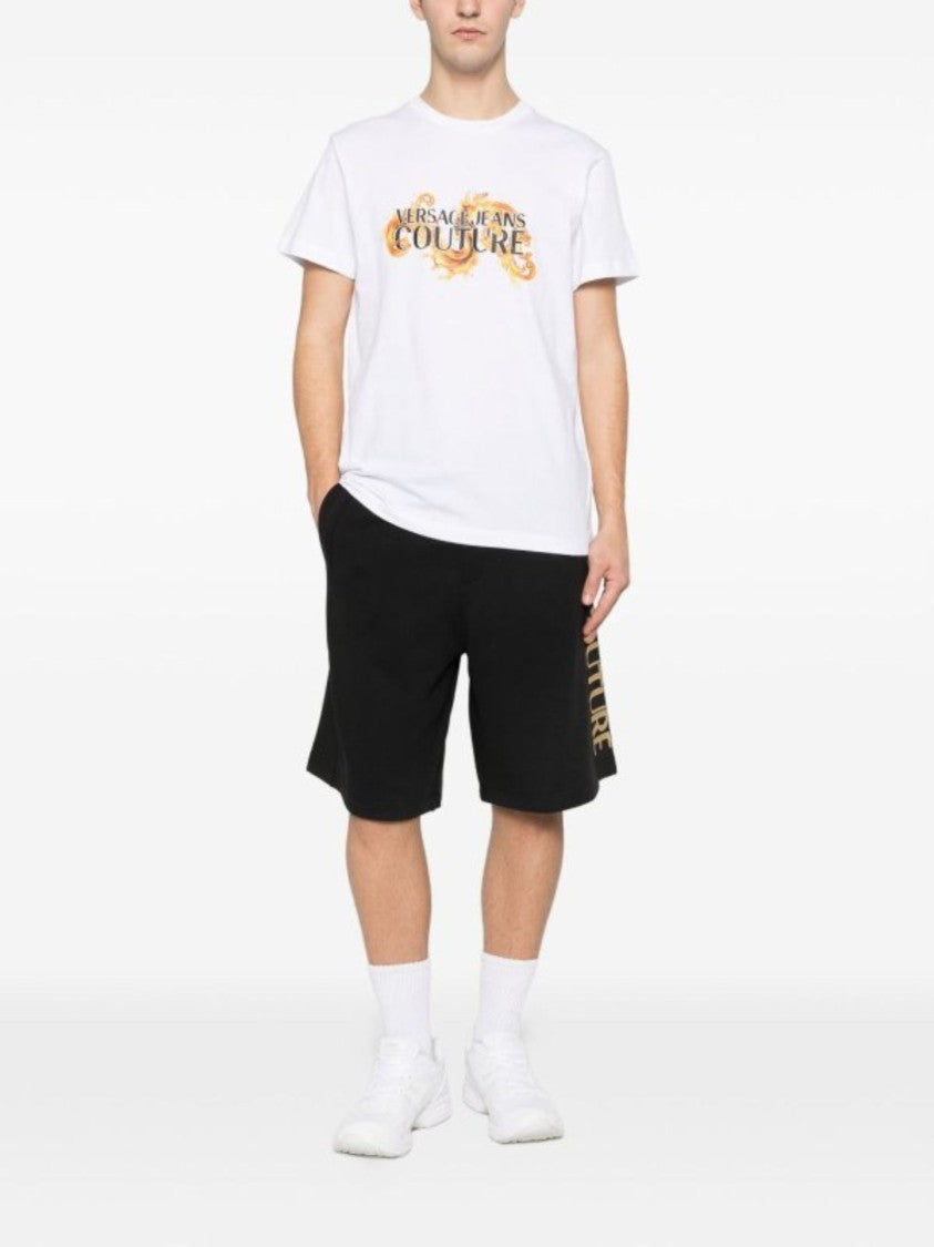 Versace Jeans Couture White Bold Logo T-Shirt