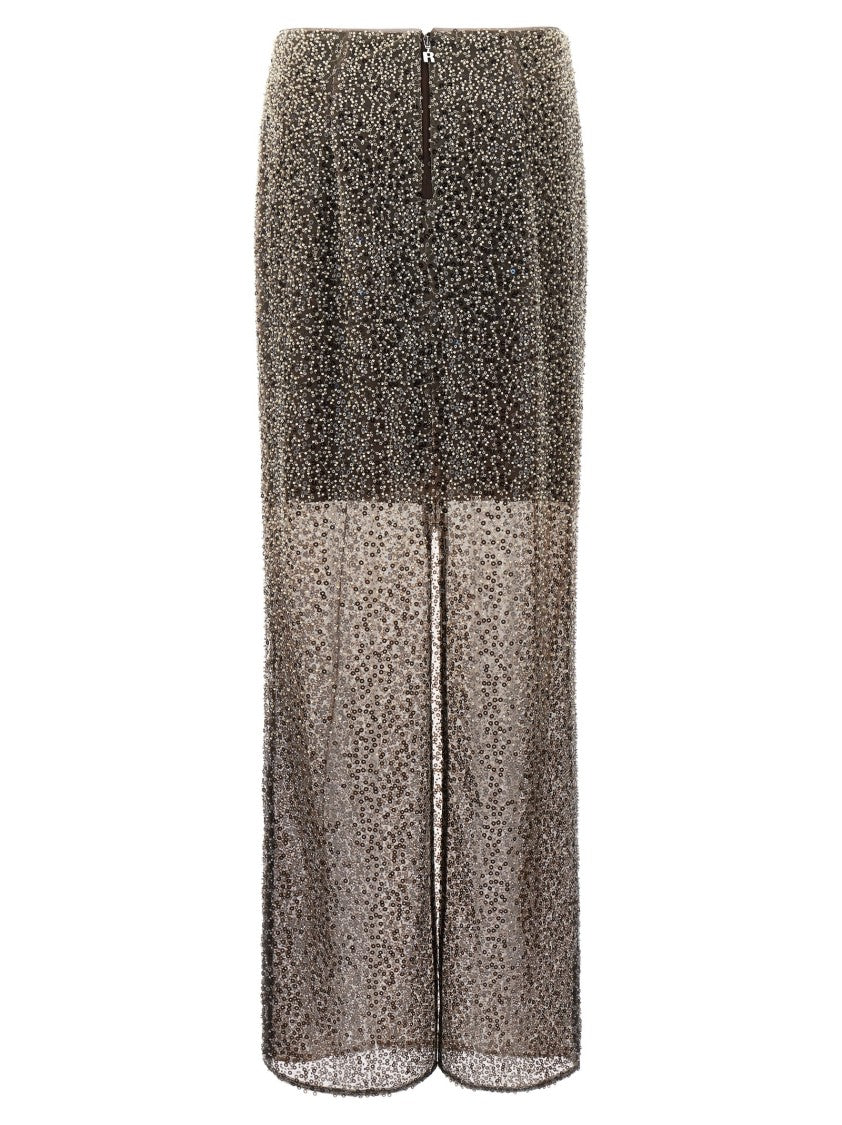 Rotate Birger Christensen 'Beaded Maxi' Skirt