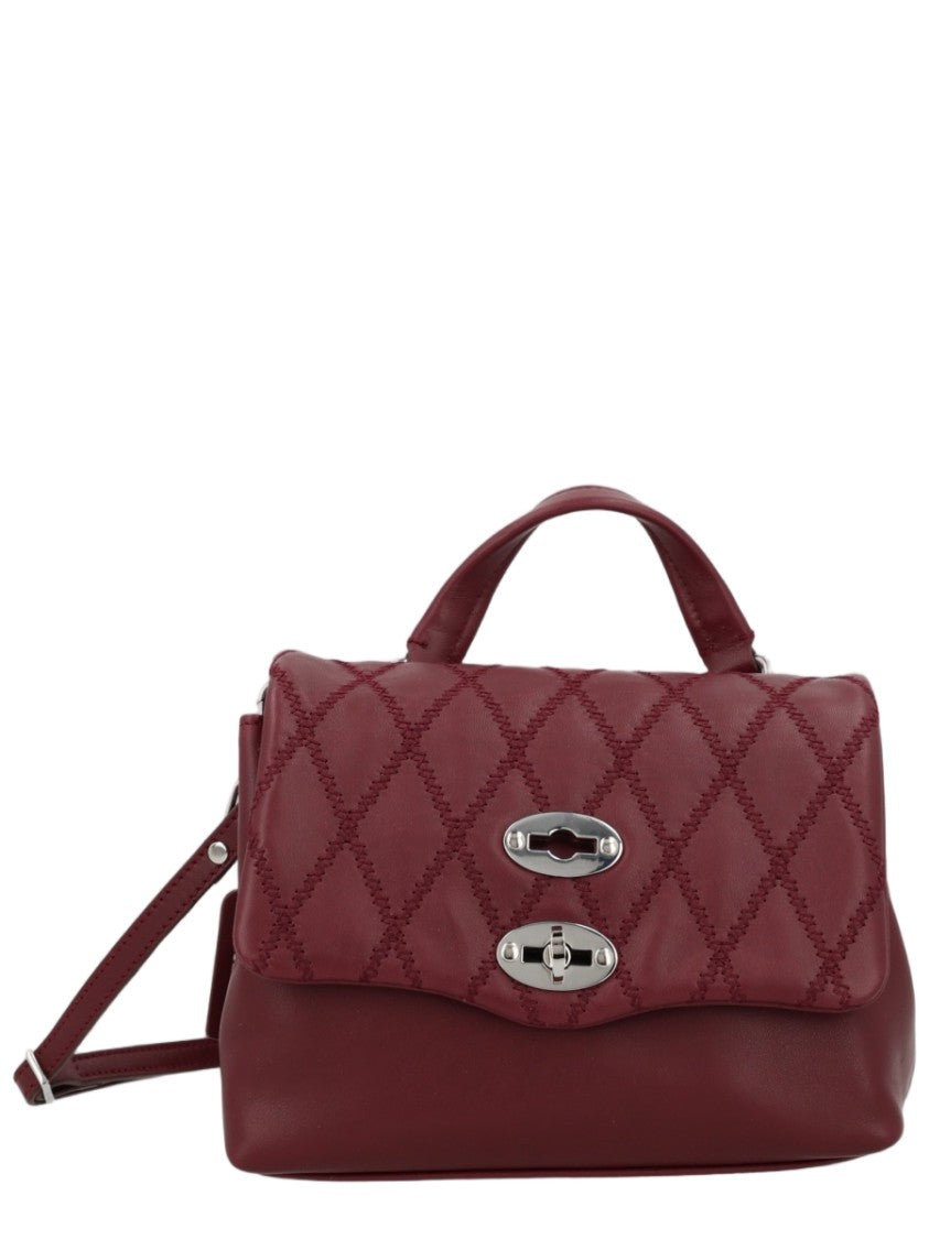 Zanellato Red Quilted Double Turn-Lock Shoulder Bag