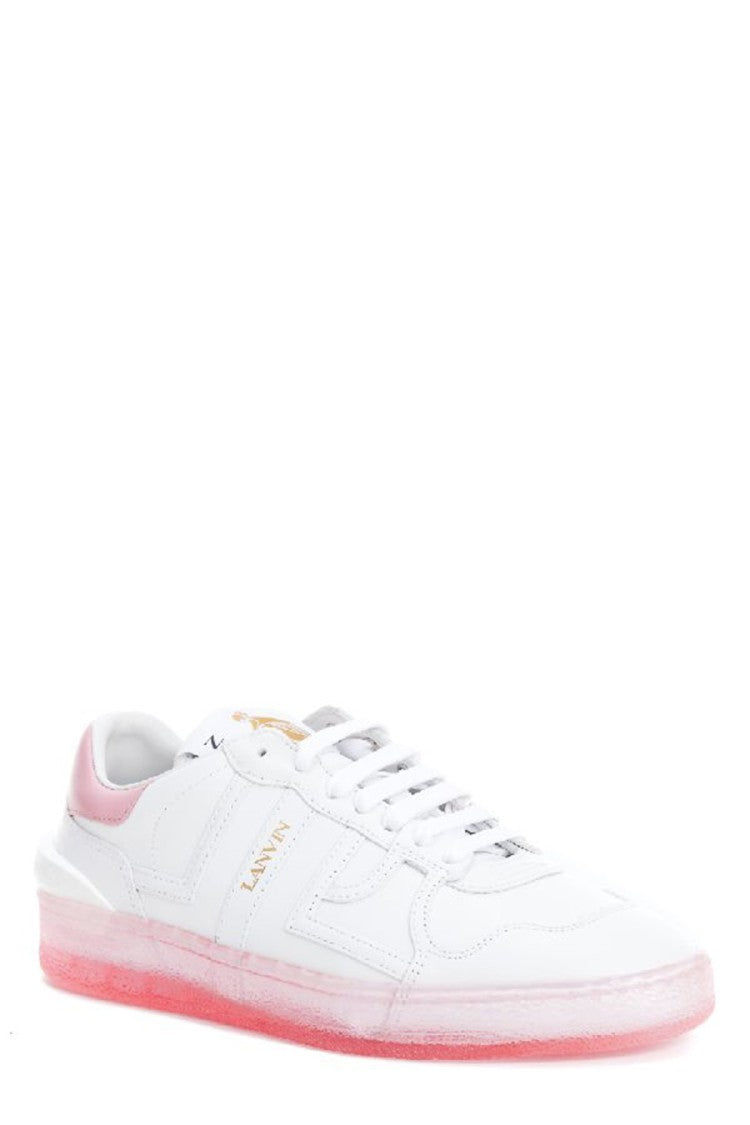 Lanvin White Leather Low-Top Sneakers