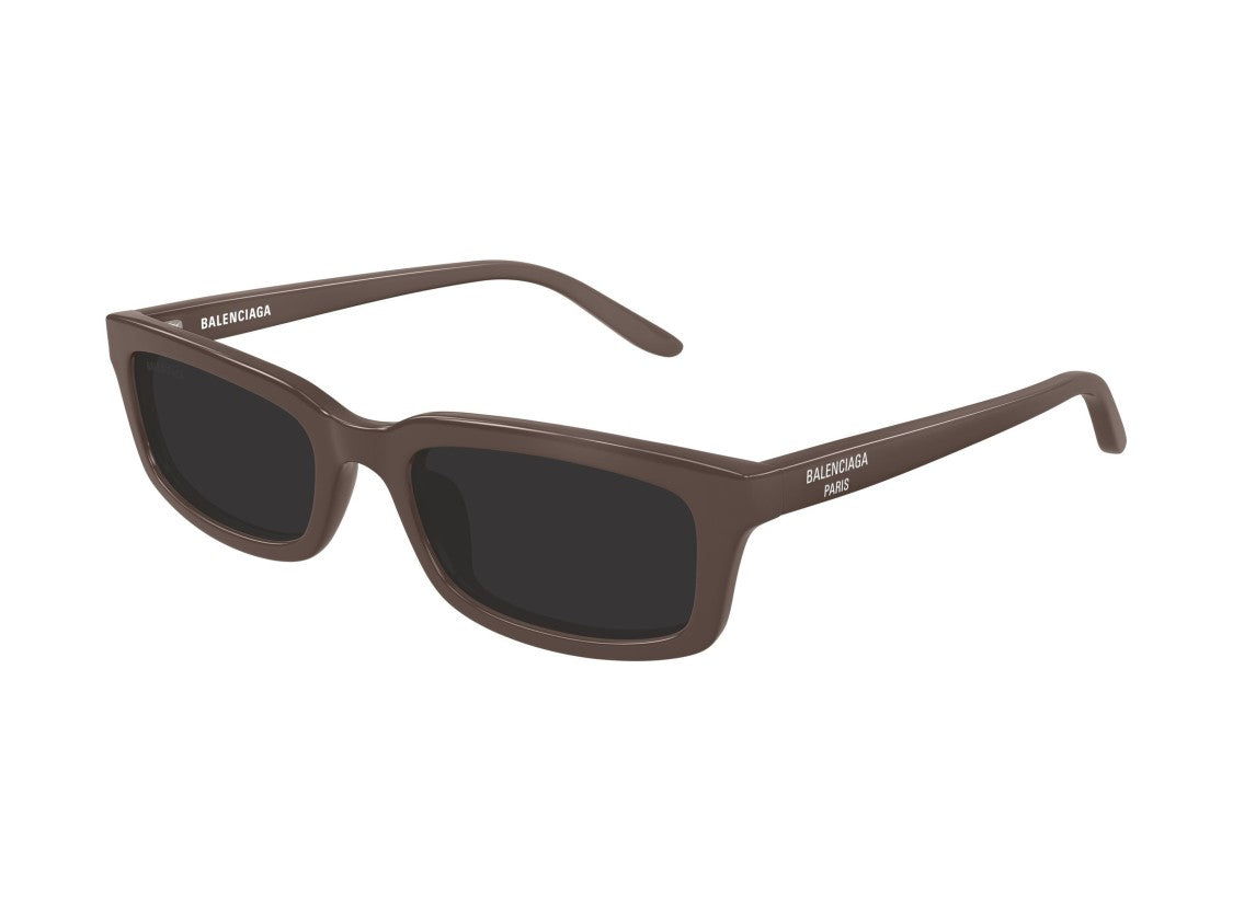 Balenciaga Bb0526s Bold Glossy Acetate Rectangular Sunglasses