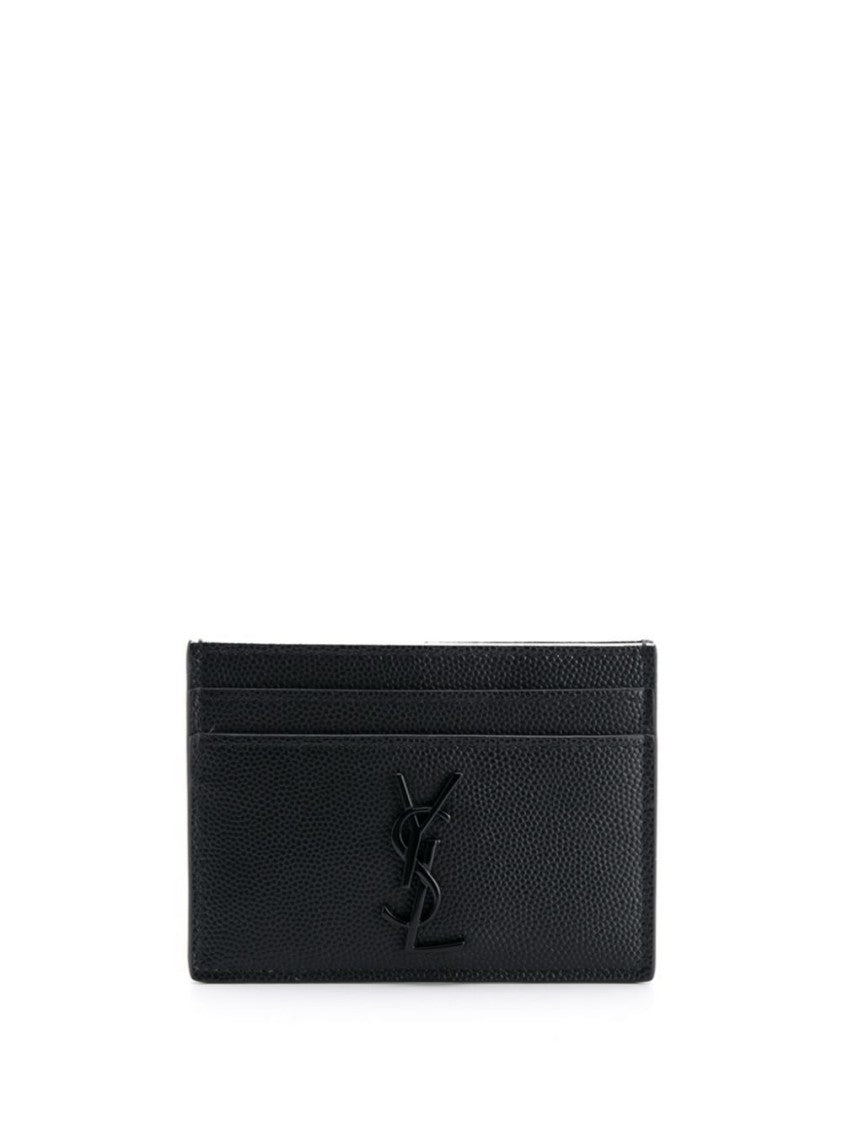 Saint Laurent Cassandre Cardholder With Interlocking Ysl Logo