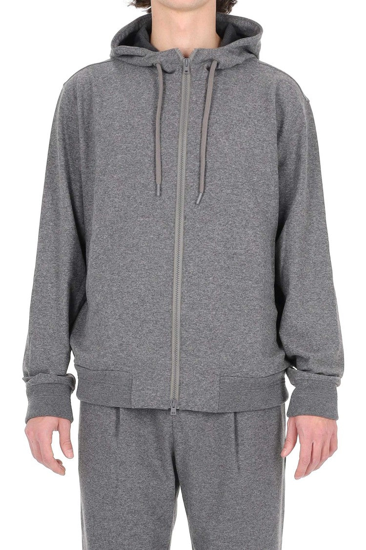Herno Viscose-Blend Hooded Sweatshirt