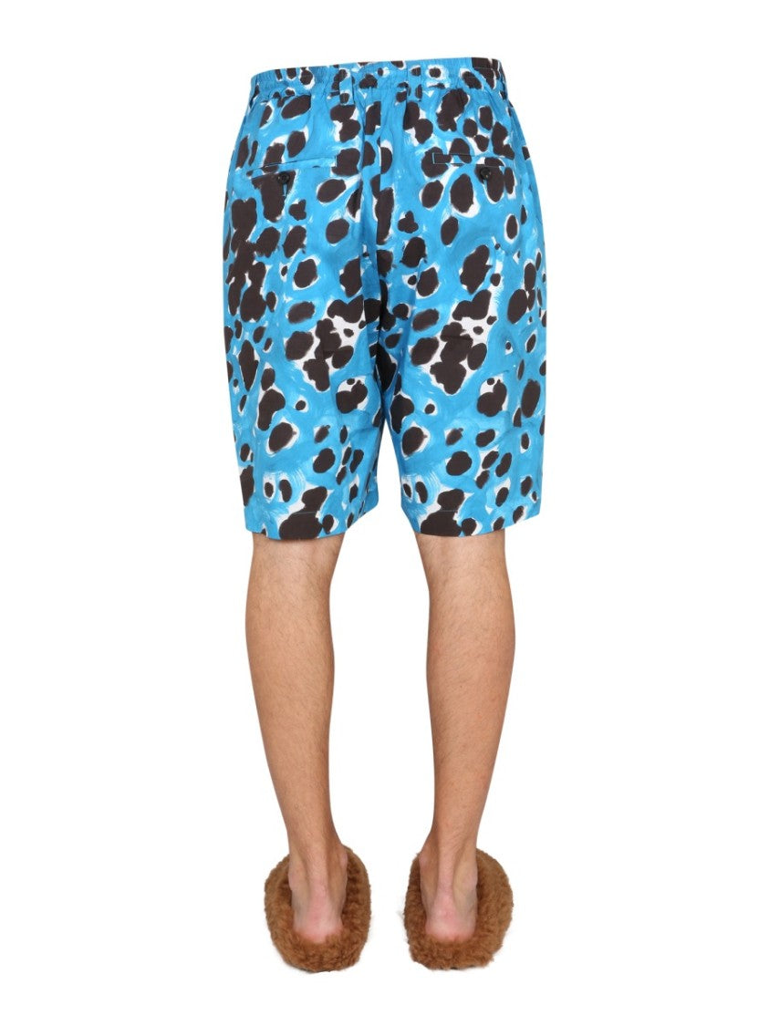Marni Bermuda Shorts With Pop Dots Print