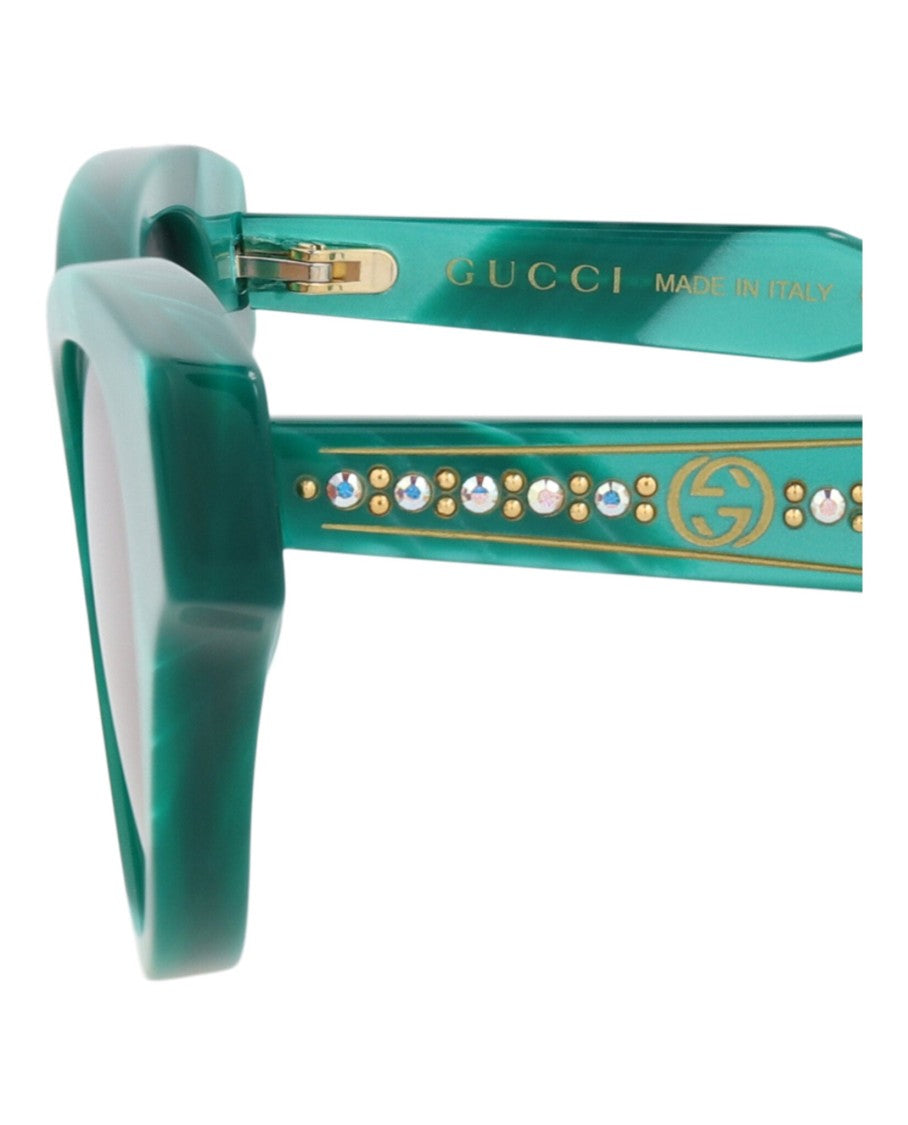 Gucci Cat Eye-Frame Recycled Acetate Sunglasses