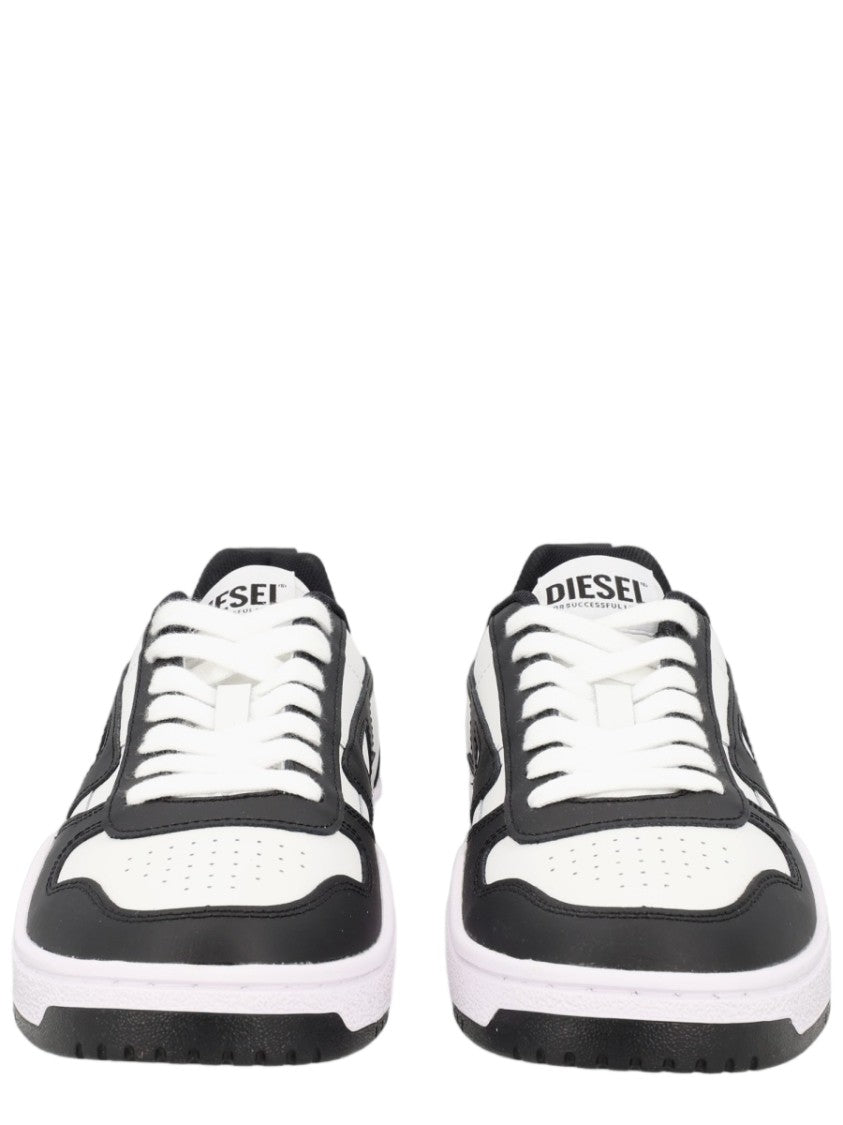 Diesel Multicolor Contrast Design Low-Top Sneakers