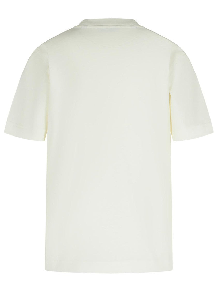 Burberry Frankie' Ivory Cotton T-Shirt