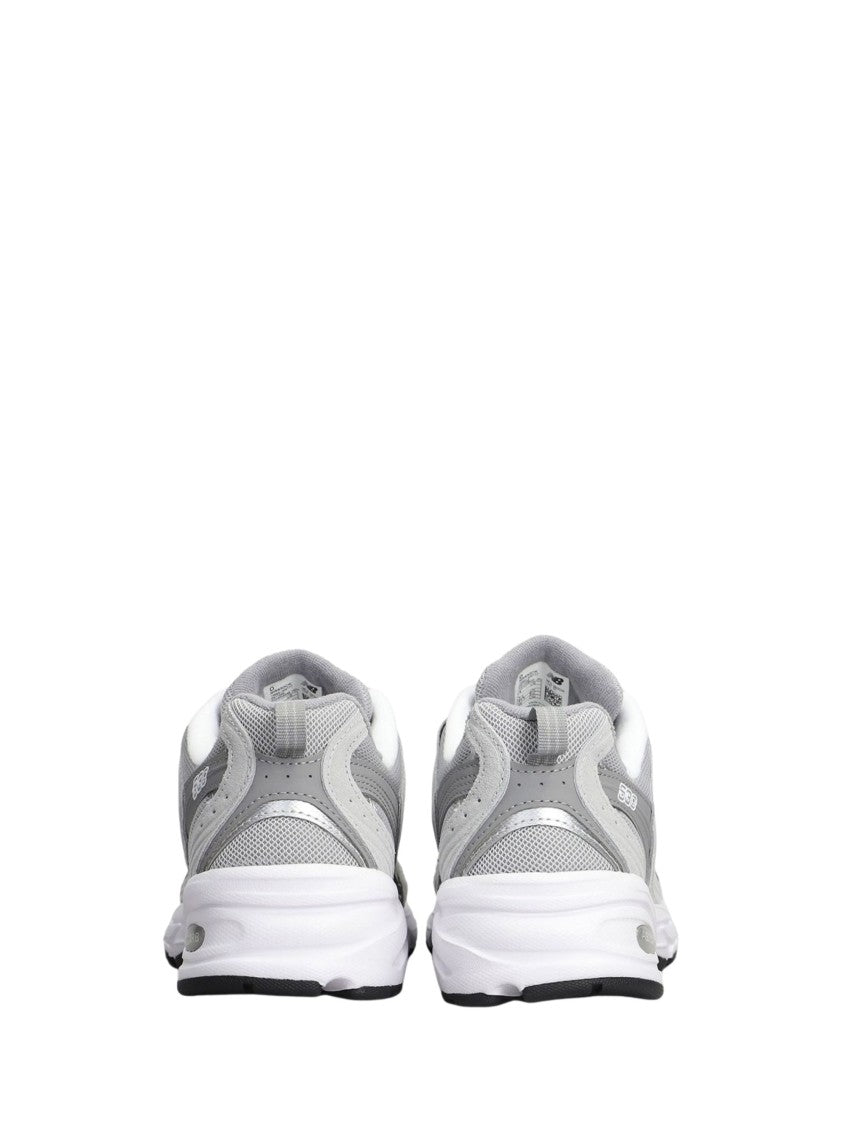 New Balance Grey Cushioned Heel Mesh Sneakers