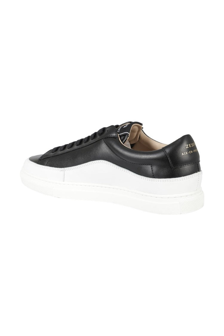 Zespa` Low-Top Sneakers In Two-Tone Nappa Leather