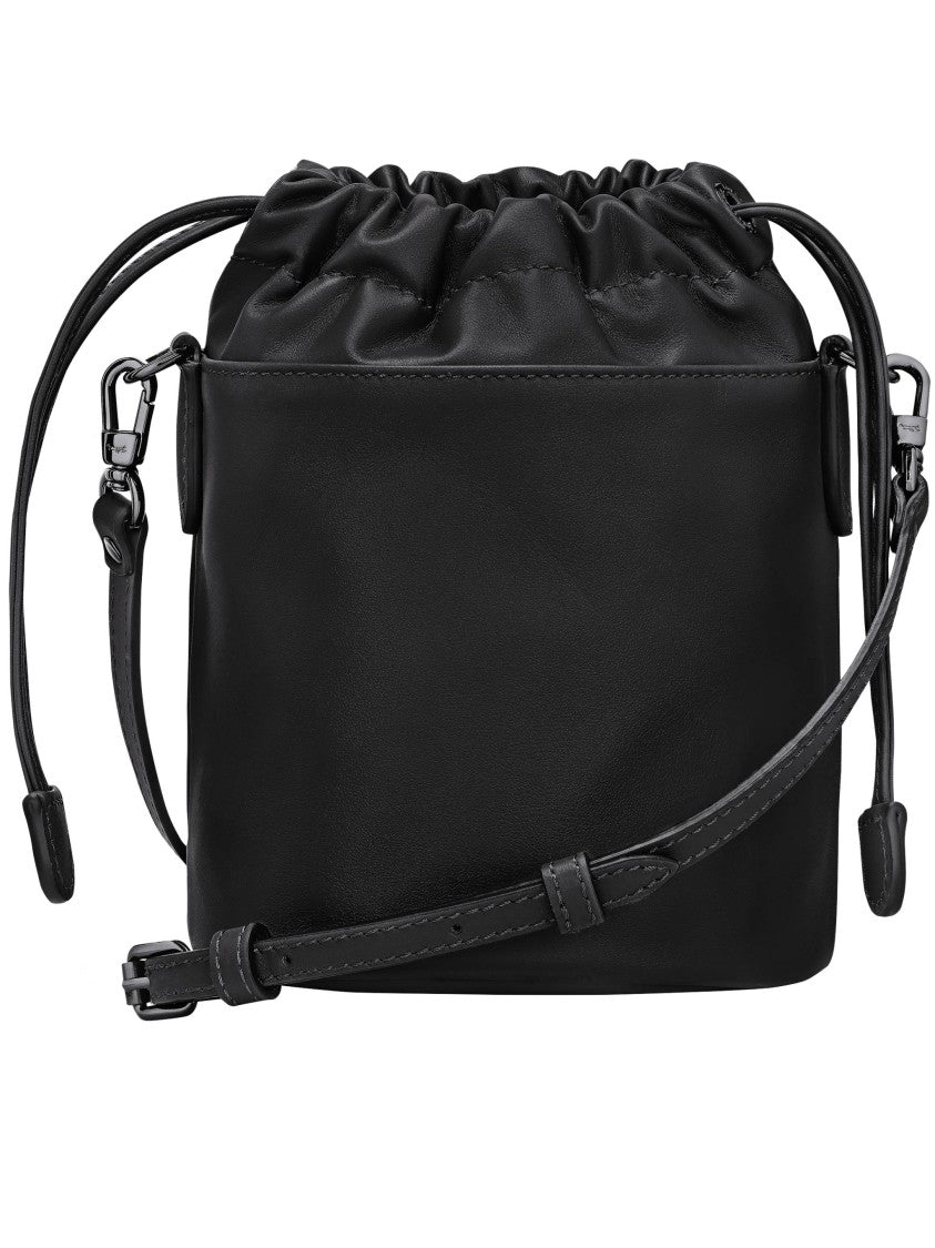 Longchamp Black Le Pliage Xtra Drawstring Crossbody Bag