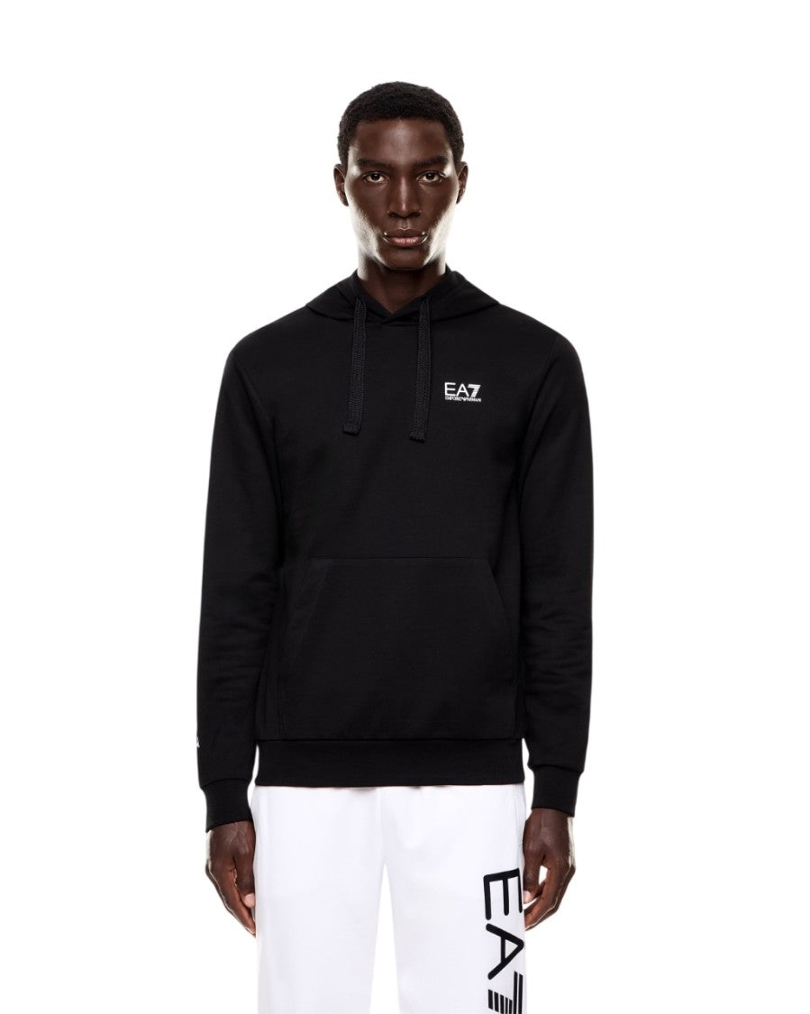 Ea7 Emporio Armani Regular Fit Hoodie With Drawstring