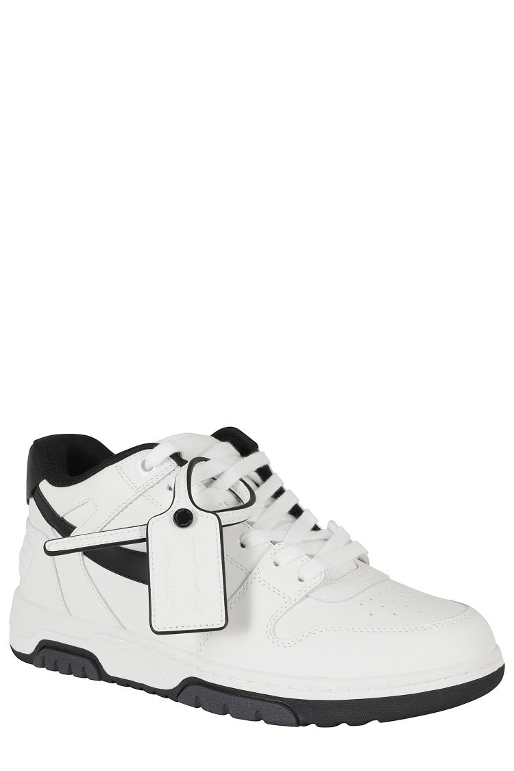 Off-White Black Out Of Office Arrow Leather Sneakers