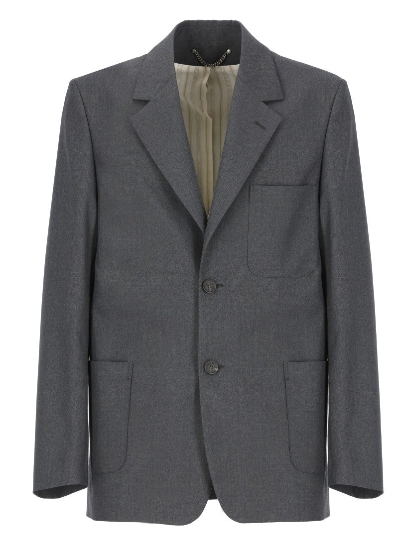 Golden Goose Grey Virgin Wool Jacket