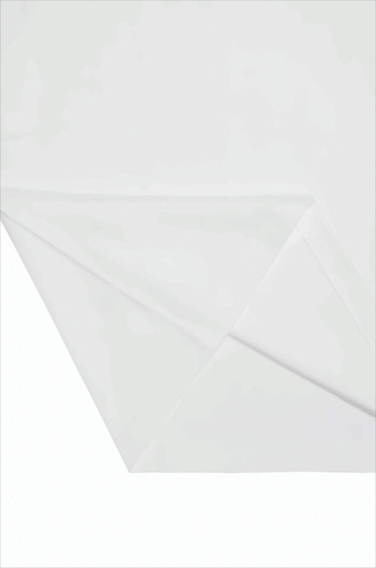 Merz B. Schwanen Minimalist White Short-Sleeve T-Shirt With Crew Neckline