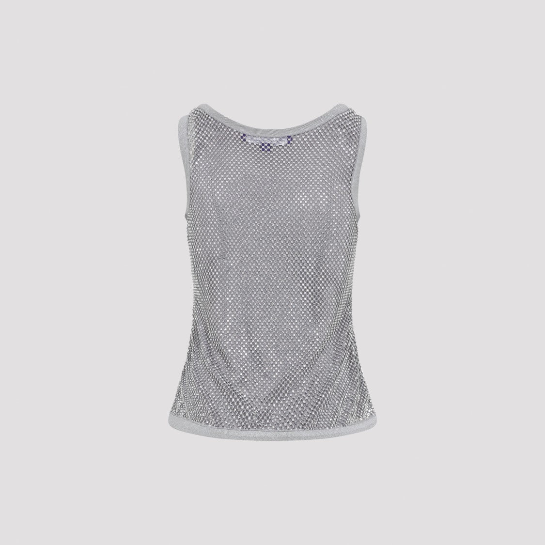Polo Ralph Lauren Crystal-Embellished Silver Melony Blouse