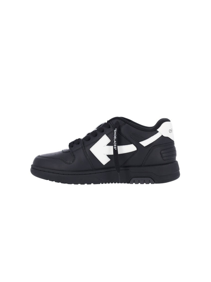 Off-White Black Calf Leather Out Of Office Sneakers