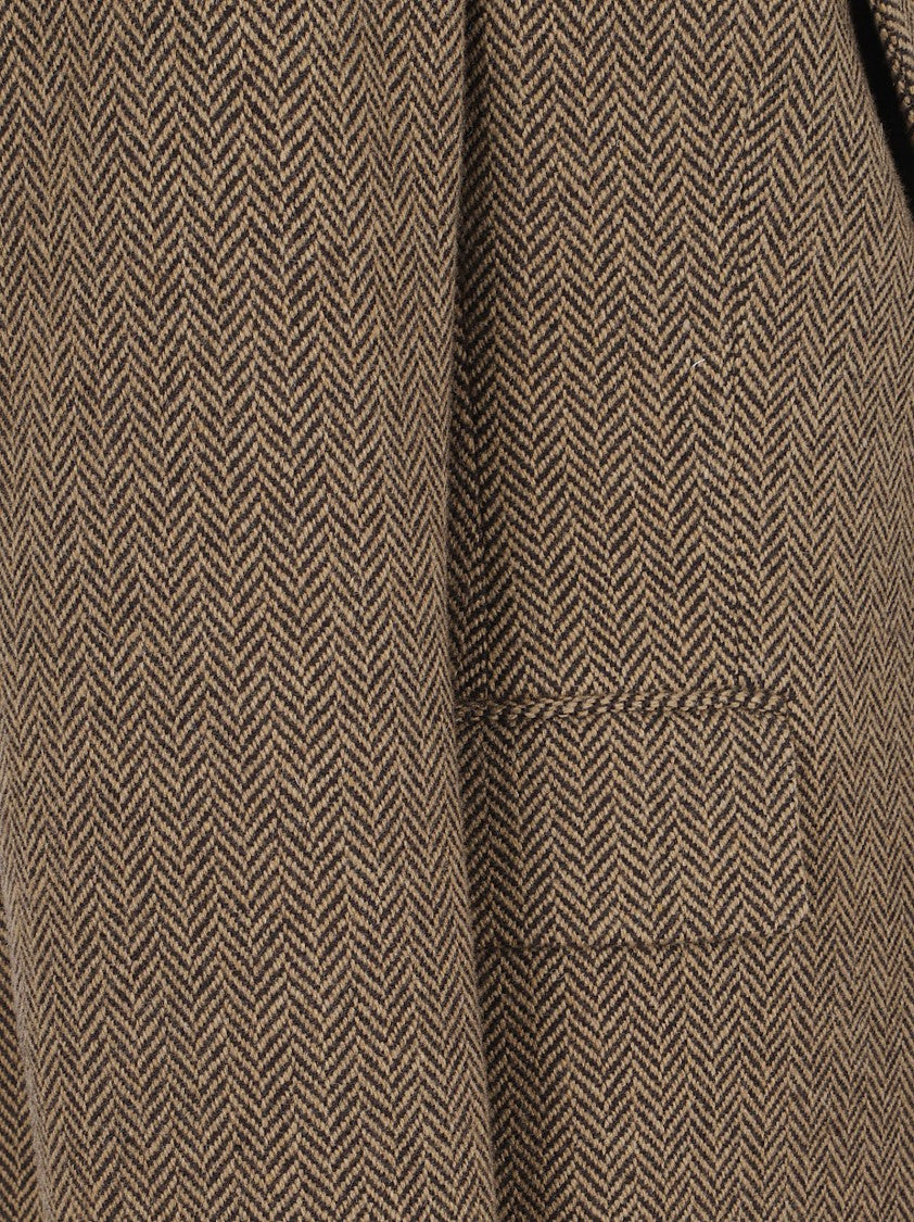 Polo Ralph Lauren Fine Herringbone Tweed Coat