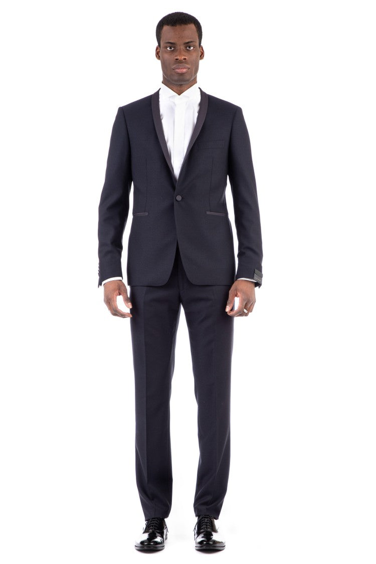 Tagliatore Bruce Super 110’S Wool Shawl Lapel Suit