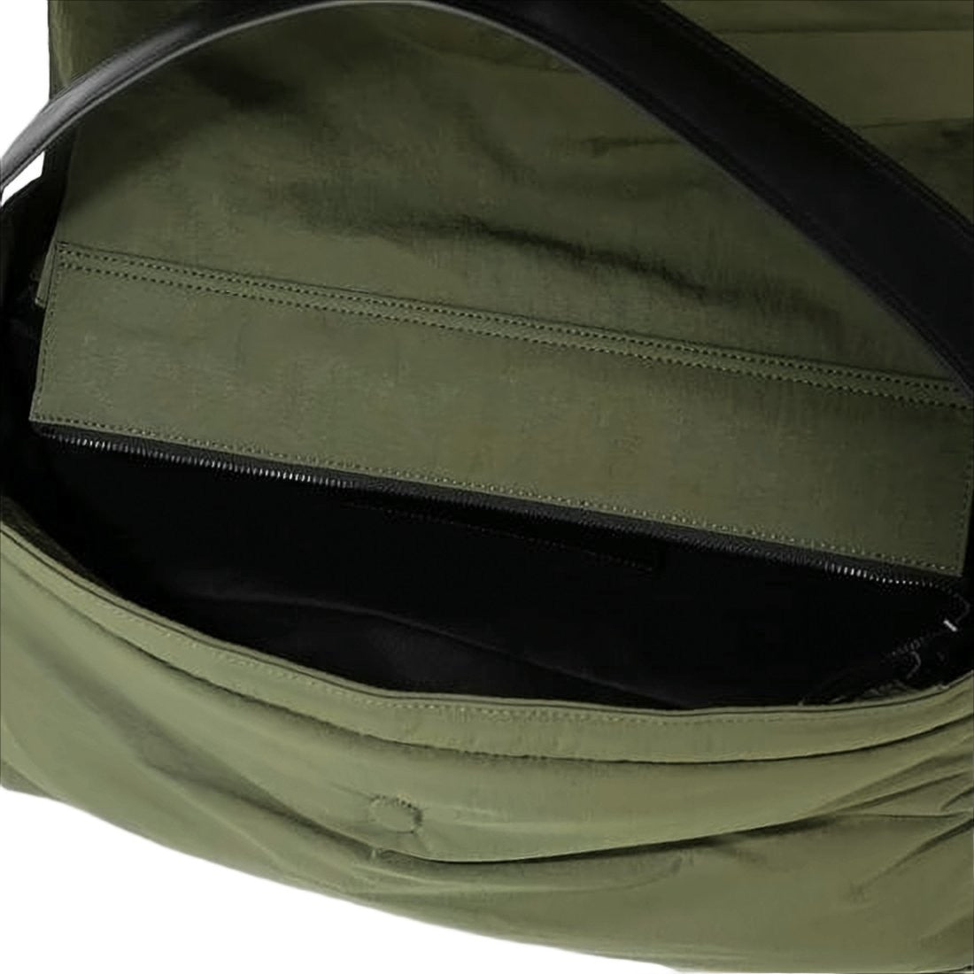 Jacquemus Structured Green Nylon Crossbody Bag