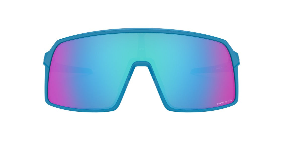 Oakley Oversized Blue Mirrored Sutro Sunglasses With Iconic Branding
