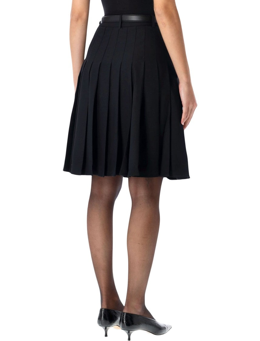 Self-Portrait Pleated Midi Skirt