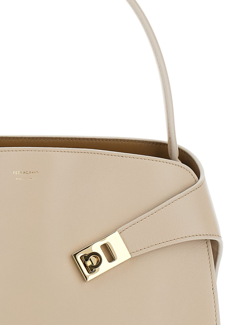Salvatore Ferragamo Structured Shoulder Bag With Detachable Strap