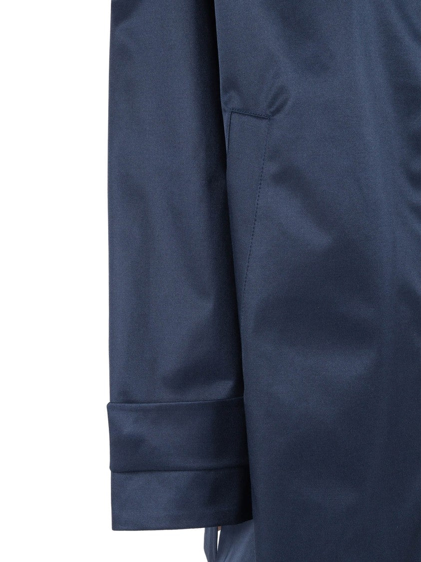 Duno Blue Short High Collar Jacket