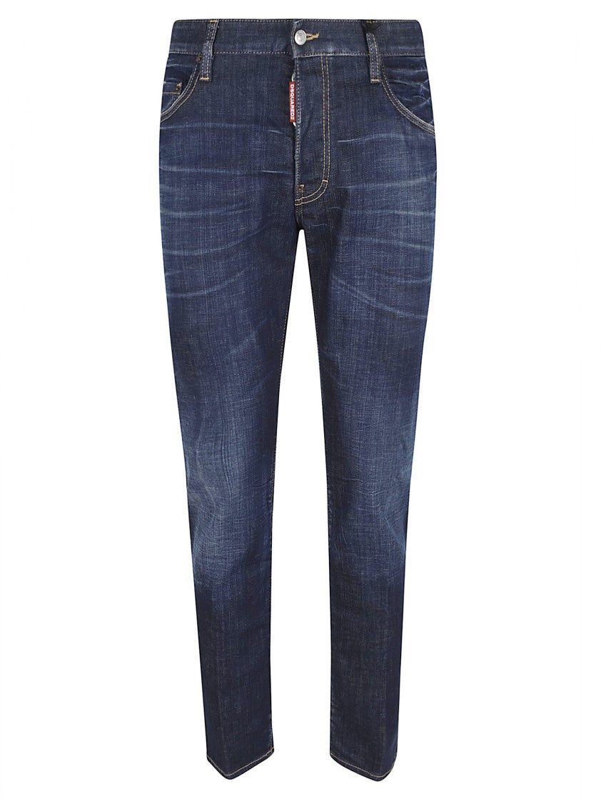 Dsquared2 Dsquared2 Blue Cotton-Elastane Jeans