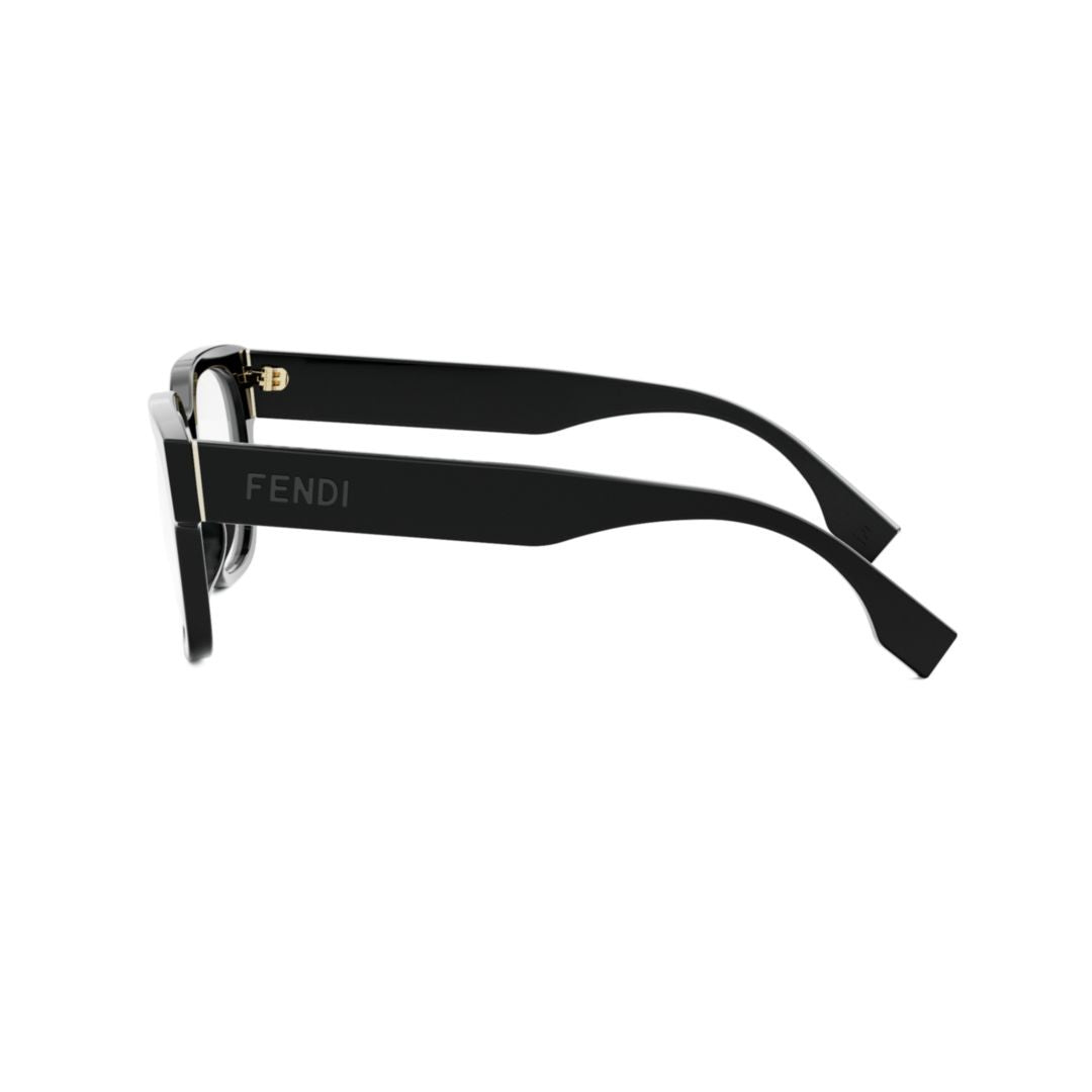 Fendi Fe50080i Bold Rectangular Eyeglasses