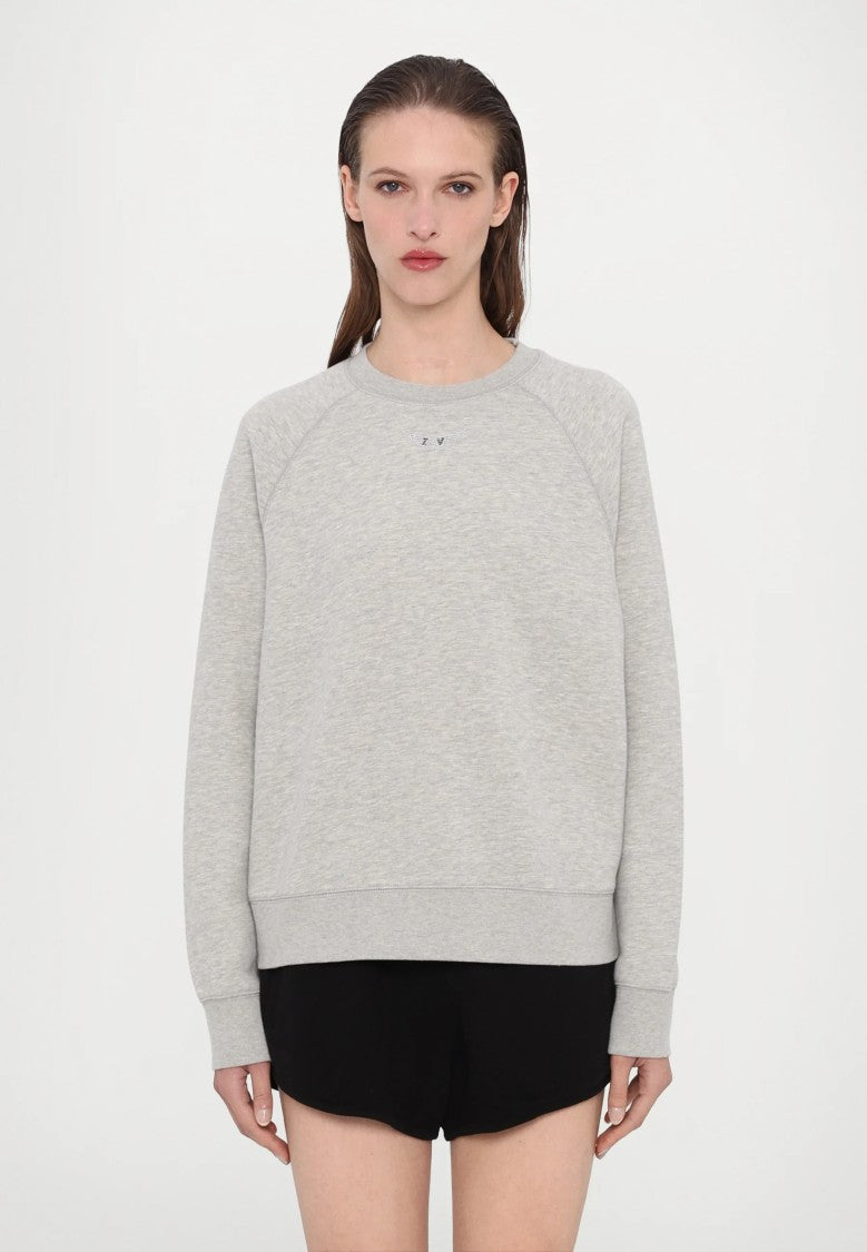Zadig & Voltaire Upper Pmo Wings Strass Sweatshirt