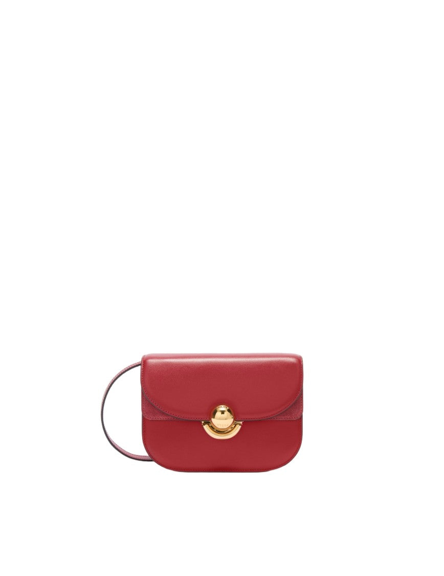Furla Sfera Mini Crossbody Bag In Red Leather