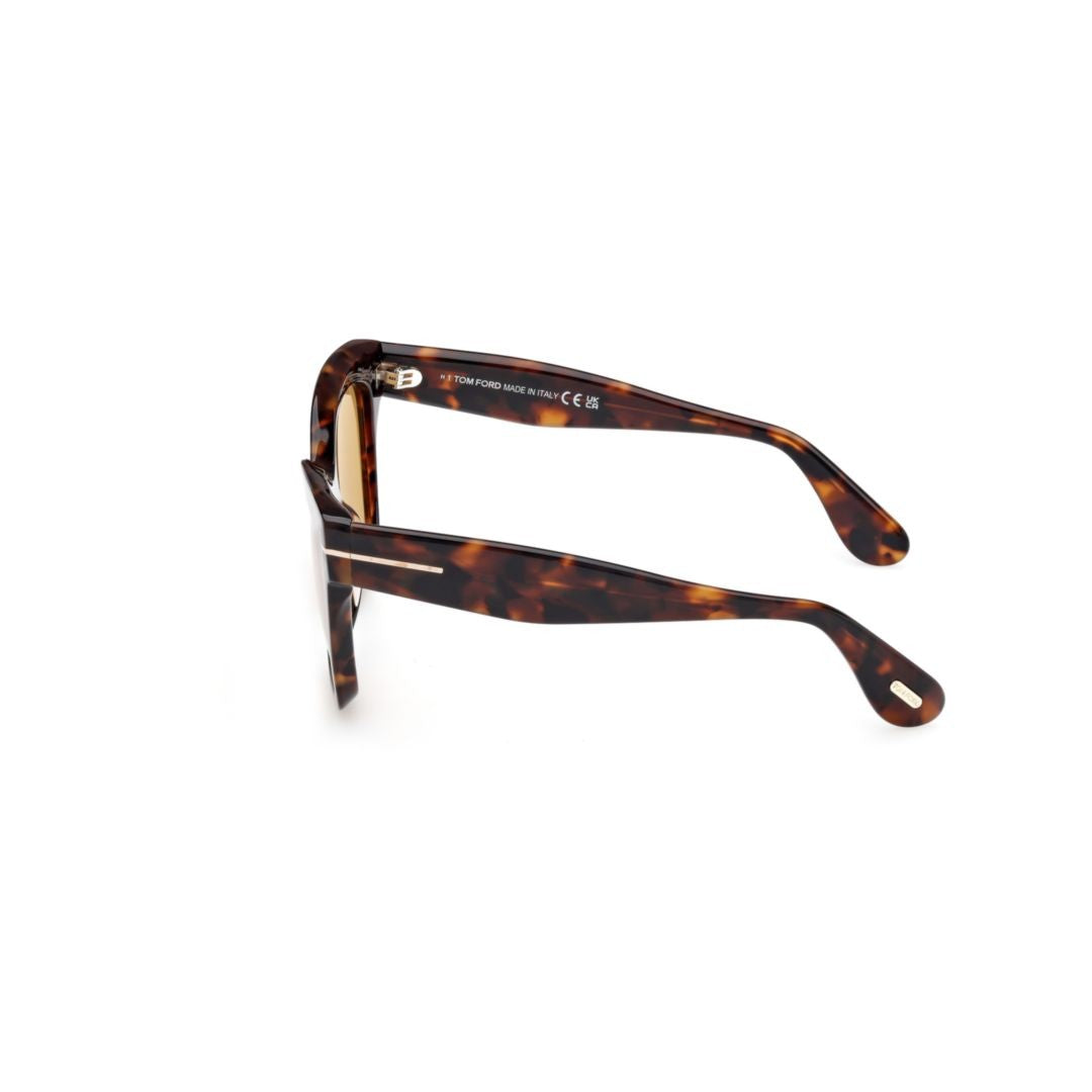 Tom Ford Ft1217 Square Frame Tortoiseshell Sunglasses