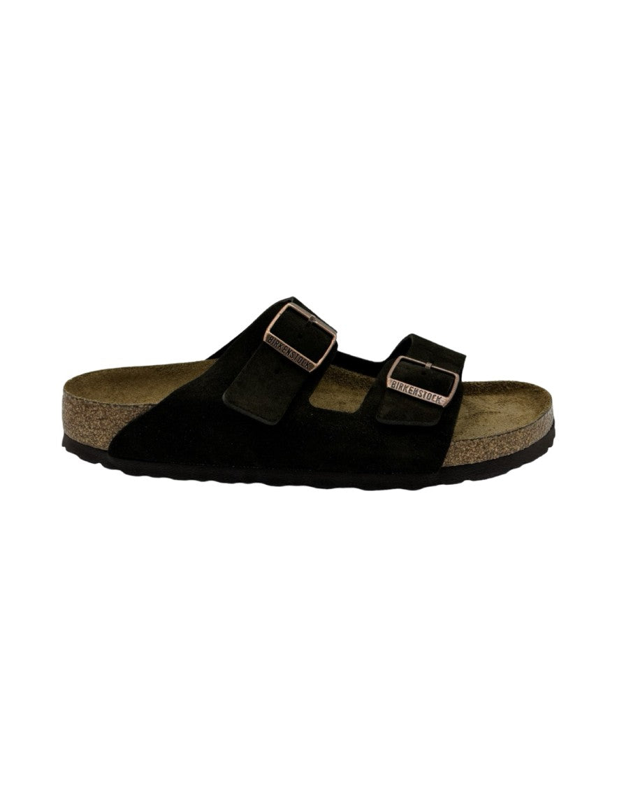 Birkenstock Arizona Suede Slide – Chocolate