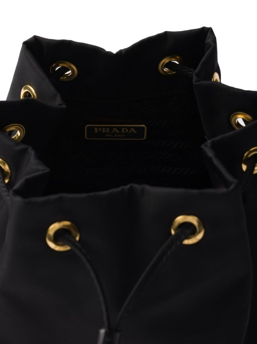 Prada Black Prada Duet Re-Nylon Bucket Bag