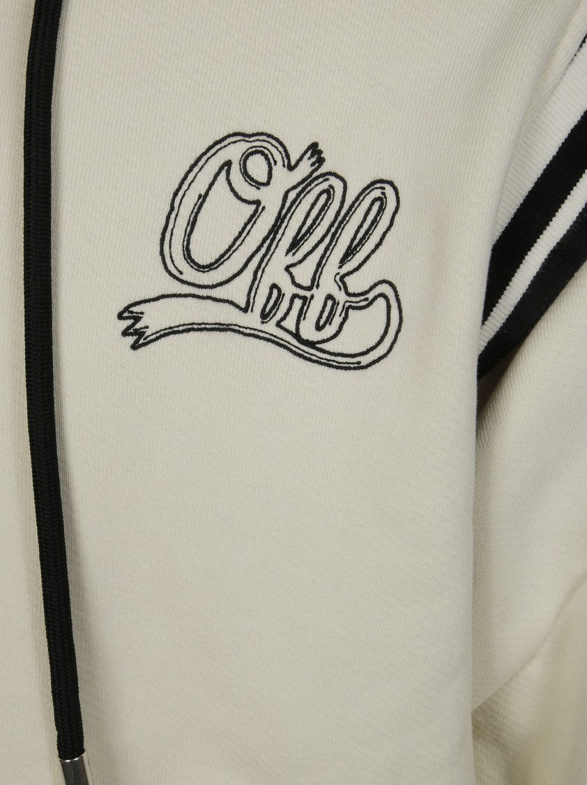Off-White Off Fleece Varsity Hoodie