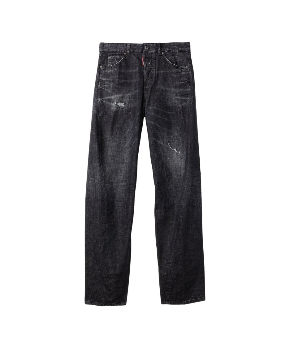 Dsquared2 Relaxed Fit Wide-Leg Jeans