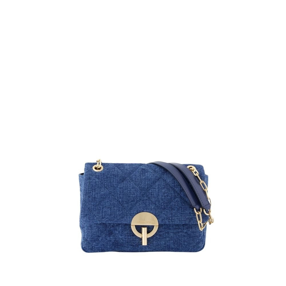 Vanessa Bruno Grand Moon Bag - Linen - Blue