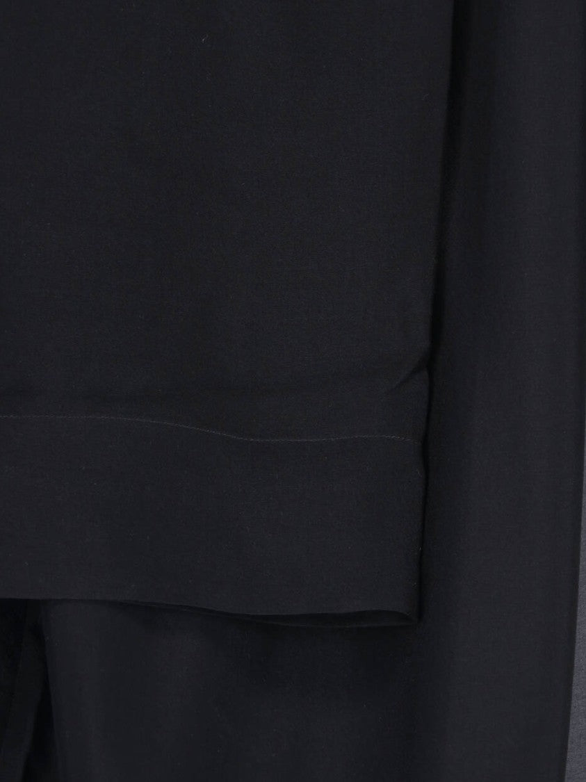 Paloma Wool Black Archive Silk Straight Leg Trousers