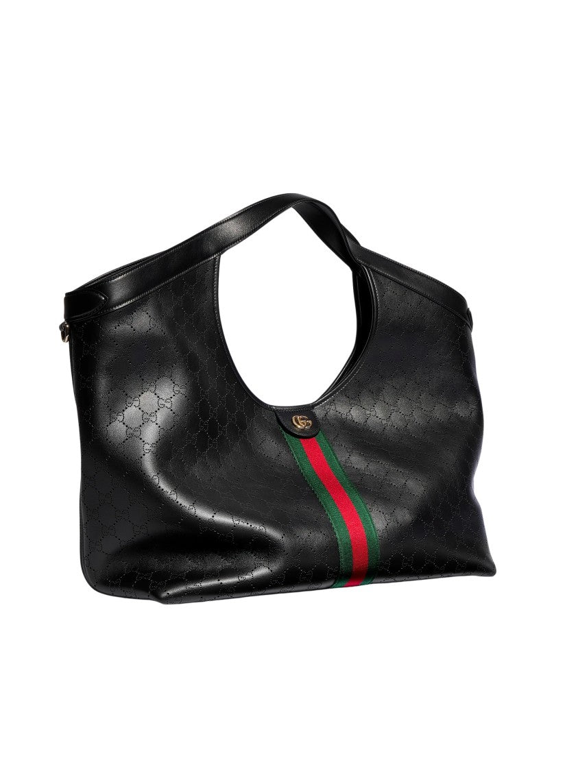 Gucci Gucci Giglio Shoulder Bag With Perforated Gg Motif