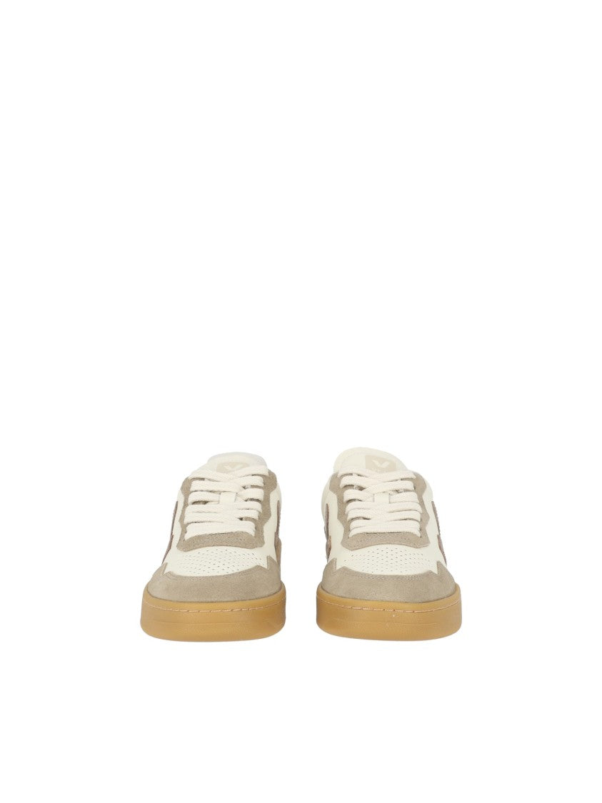 Veja Bronze V-90 Suede Accent Low-Top Sneakers