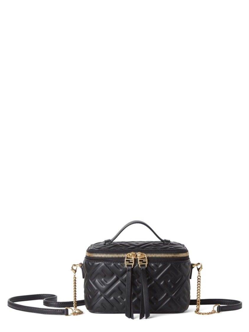 Fendi Compact Quilted Leather Mini Shoulder Bag