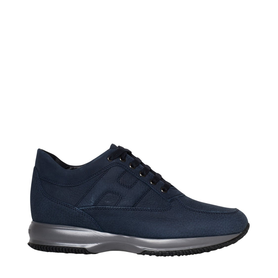 Hogan Nubuck Blue Hogan Interactive Sneakers
