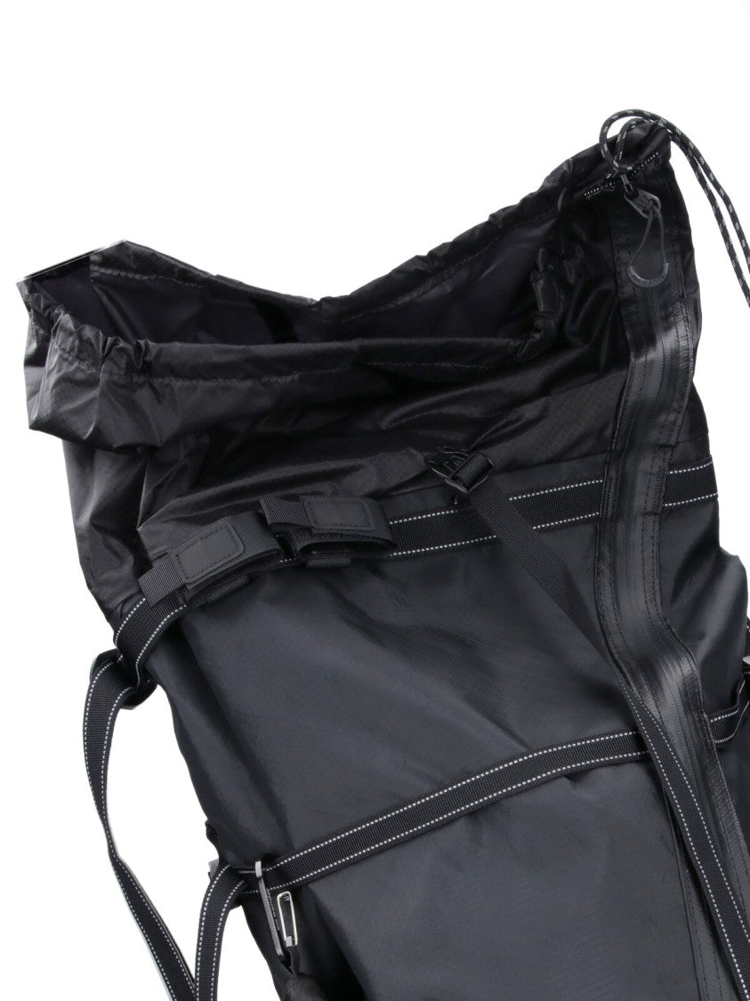 And Wander Structured Black Minimalist Bag With Practical Compartments