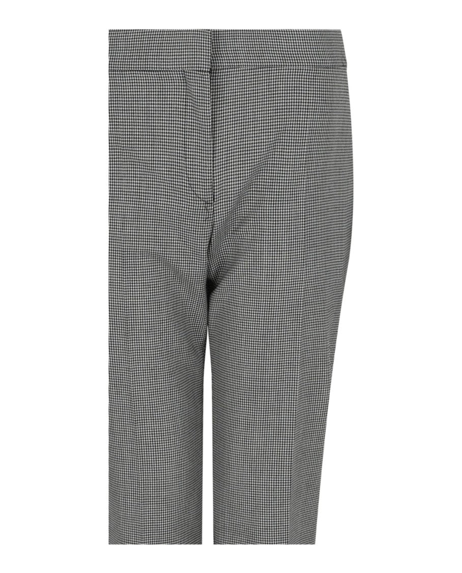 Alexander Mcqueen Houndstooth Cigarette Trousers
