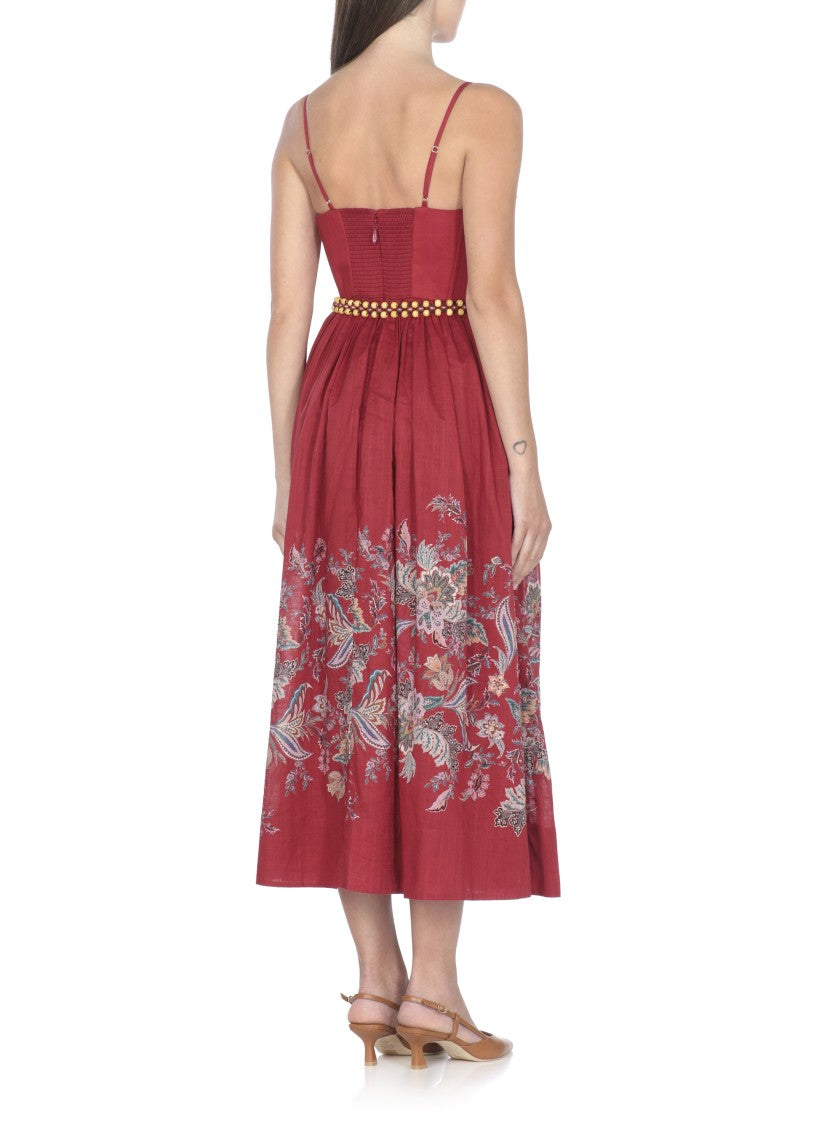 Zimmermann Rihannon Corset Midi Dress